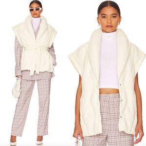 NWT Eaves Addison Vest in Beige